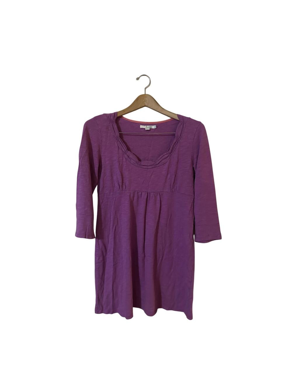 Boden Purple Scoop Neck Tunic Dress Size 8